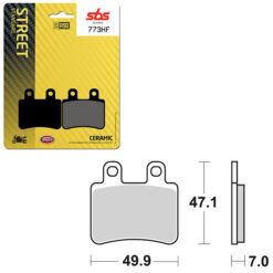 SBS BRAKE PAD 773HF