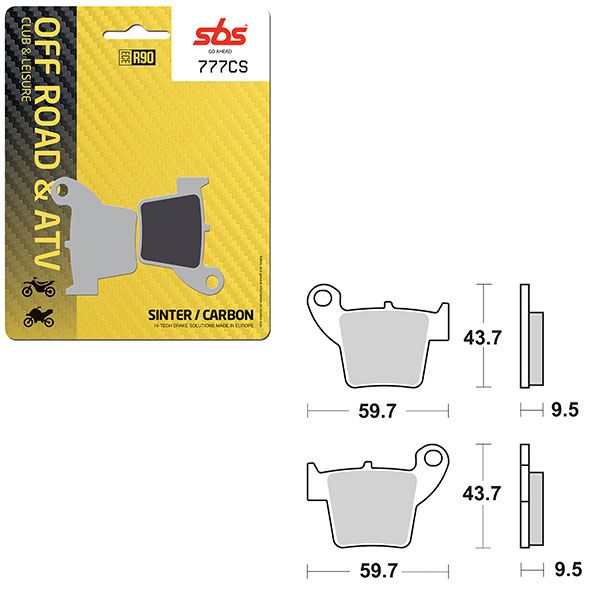 SBS BRAKE PAD 777CS