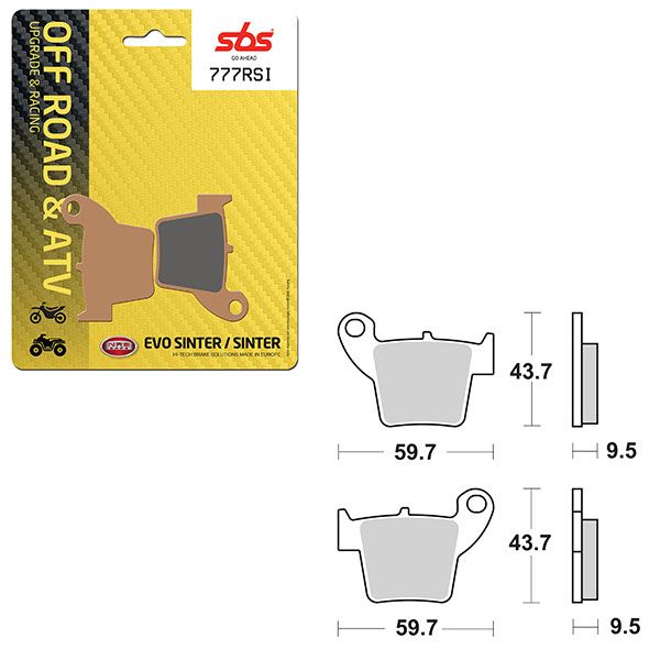 SBS BRAKE PAD 777RSI
