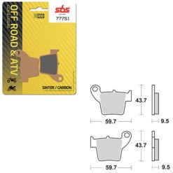 SBS BRAKE PAD 777SI