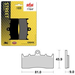 SBS BRAKE PAD 778HF