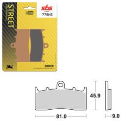 SBS BRAKE PAD 778HS