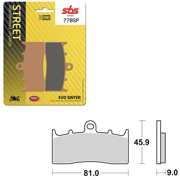 SBS BRAKE PAD 778SP