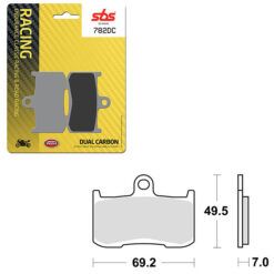 SBS BRAKE PAD 782DC