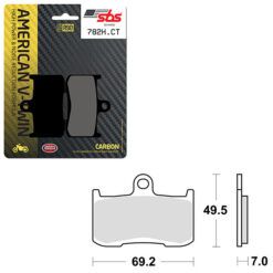SBS BRAKE PAD 782H.CT