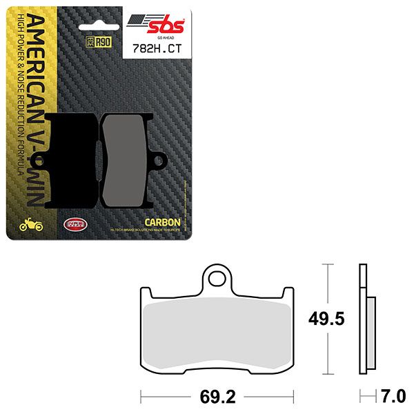 SBS BRAKE PAD 782H.CT