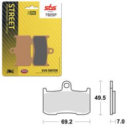 SBS BRAKE PAD 782SP