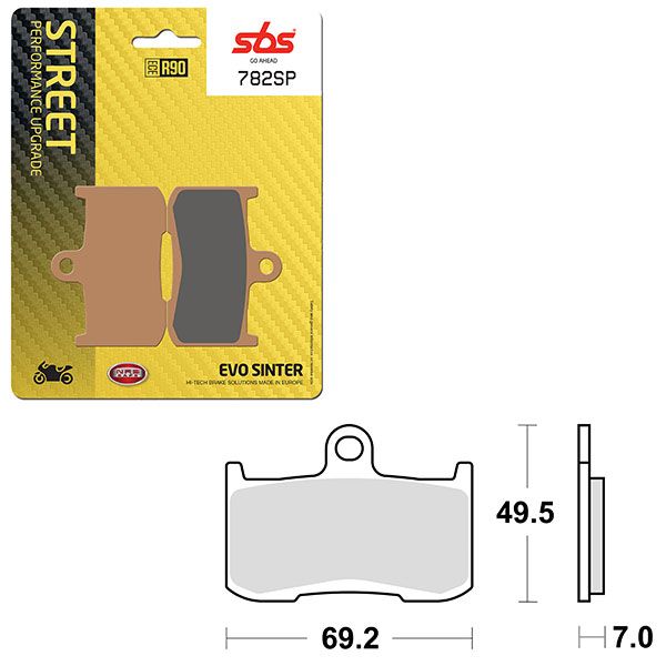 SBS BRAKE PAD 782SP