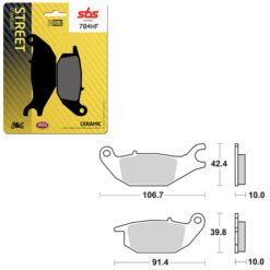 SBS BRAKE PAD 784HF