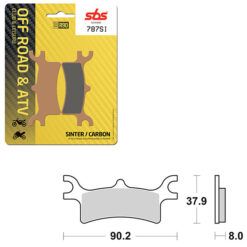 SBS BRAKE PAD 787SI