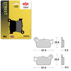 SBS BRAKE PAD 790HF