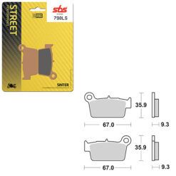 SBS BRAKE PAD 790LS