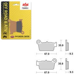 SBS BRAKE PAD 790RSI