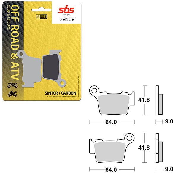 SBS BRAKE PAD 791CS