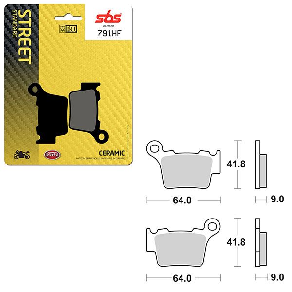SBS BRAKE PAD 791HF