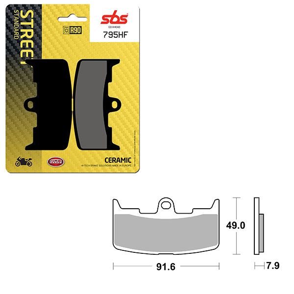 SBS BRAKE PAD 795HF