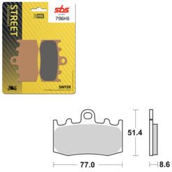SBS BRAKE PAD 796HS