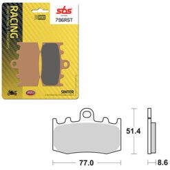 SBS BRAKE PAD 796RST