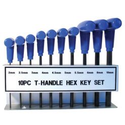 TOOL T-HANDLE SET 2-10MM METRC