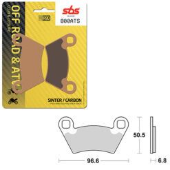 SBS BRAKE PAD 800ATS