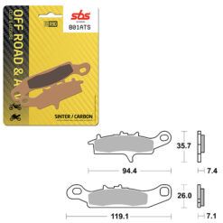 SBS BRAKE PAD 801ATS