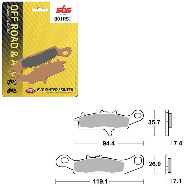 SBS BRAKE PAD 801RSI