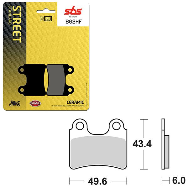 SBS BRAKE PAD 802HF