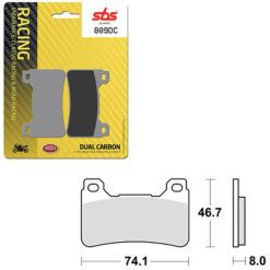 SBS BRAKE PAD 809DC