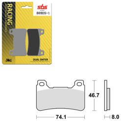 SBS BRAKE PAD 809DS-1