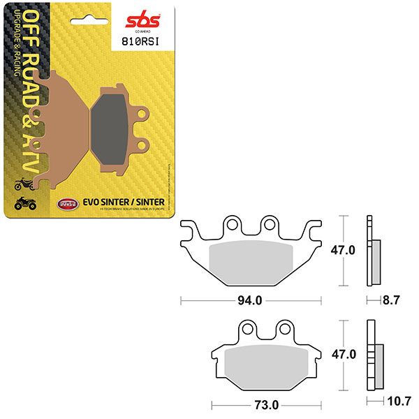 SBS BRAKE PAD 810RSI