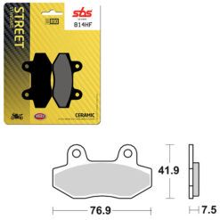 SBS BRAKE PAD 814HF