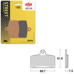 SBS BRAKE PAD 821HS