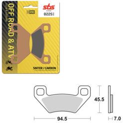 SBS BRAKE PAD 822SI