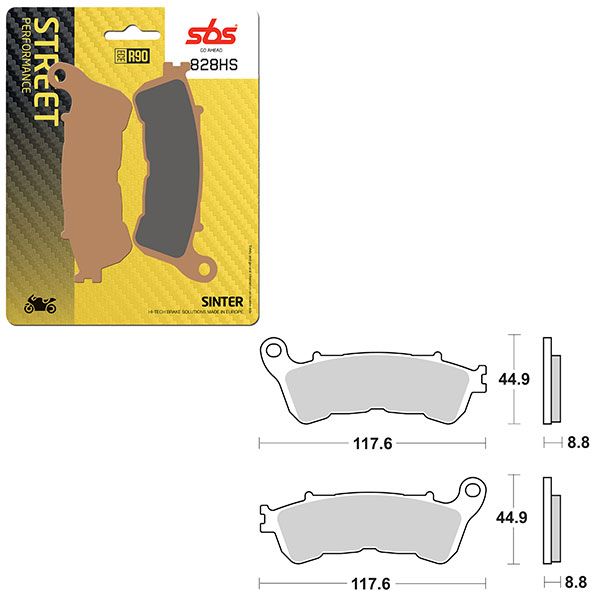 SBS BRAKE PAD 828HS