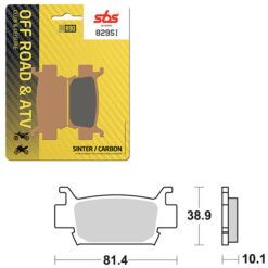 SBS BRAKE PAD 829SI