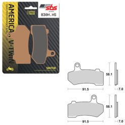 SBS BRAKE PAD 830H.HS