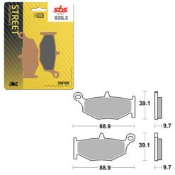 SBS BRAKE PAD 833LS