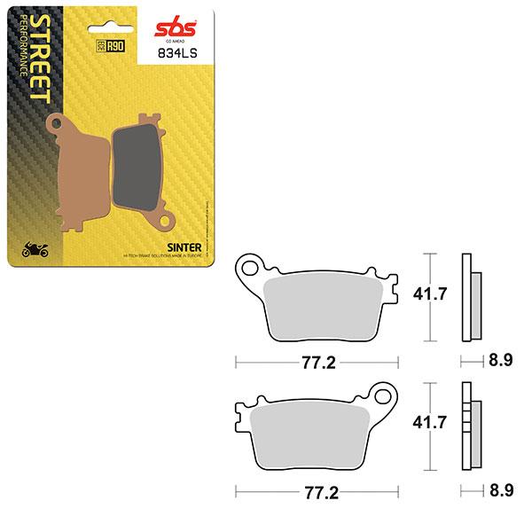SBS BRAKE PAD 834LS