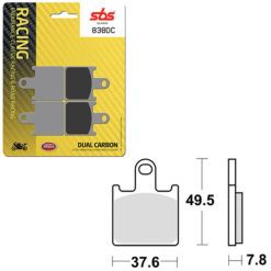 SBS BRAKE PAD 838DC