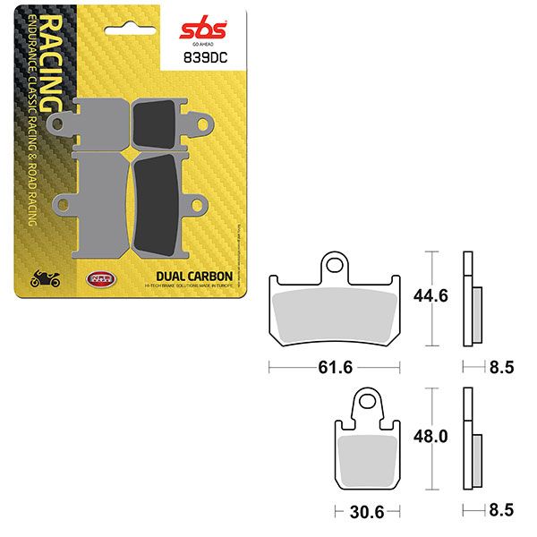 SBS BRAKE PAD 839DC