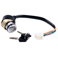 KEY SWITCH 6WIRE MALE PLUG 4ST