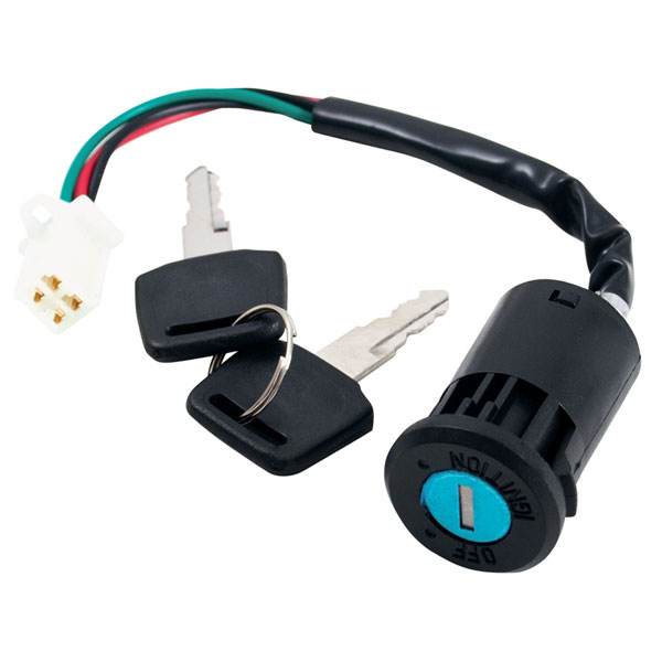 KEY SWITCH 4WIRE MALE PLUG 4ST