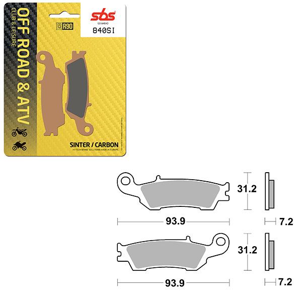 SBS BRAKE PAD 840SI