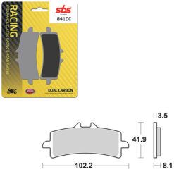 SBS BRAKE PAD 841DC