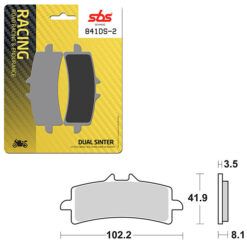SBS BRAKE PAD 841DS-2