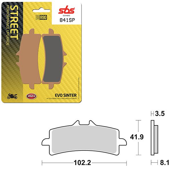 SBS BRAKE PAD 841SP