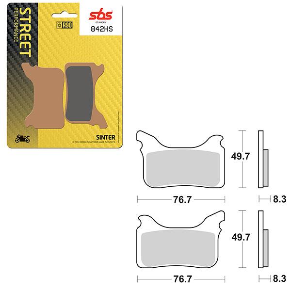SBS BRAKE PAD 842HS