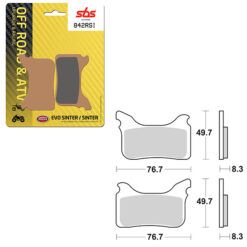 SBS BRAKE PAD 842RSI