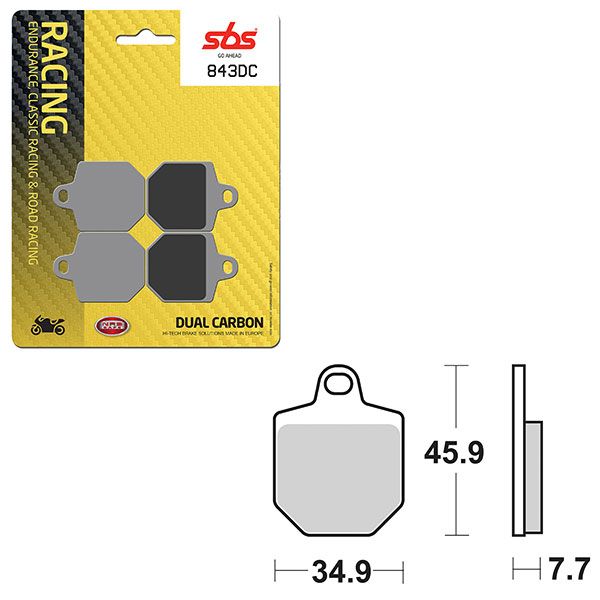 SBS BRAKE PAD 843DC