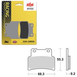 SBS BRAKE PAD 844DC